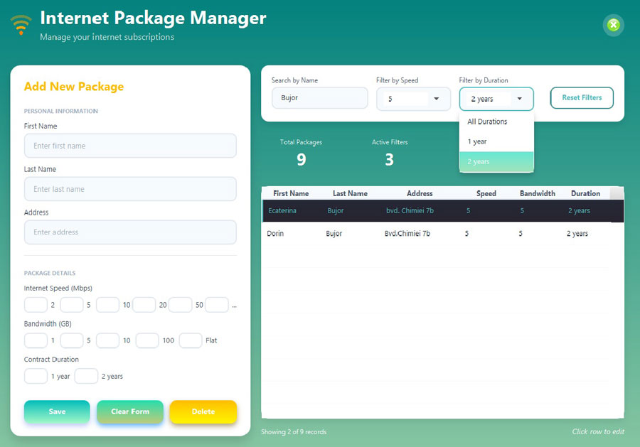 Internet Package Manager - Screenshot 4