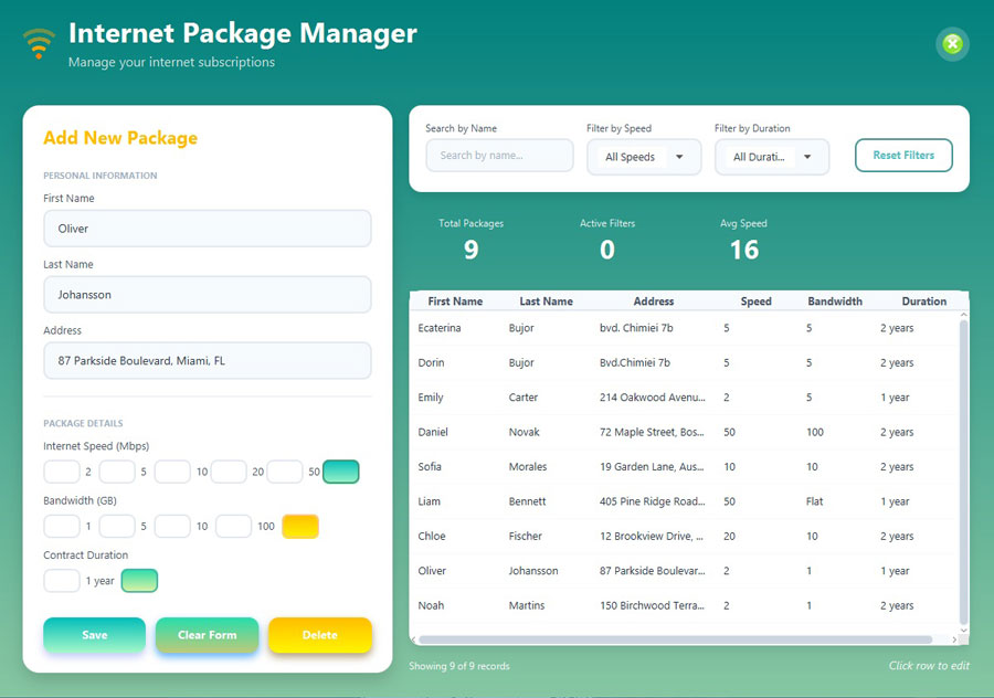 Internet Package Manager - Screenshot 3